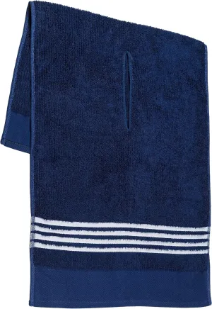 The Tour Towel | Large Golf Caddy Towel Terry Cloth, Absorbent 19" x 44", Center Cut, Perfect Hang Golf Cart Accessory and Golf Bag, Multiple Colors