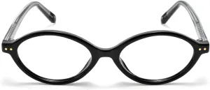 TIJN Olisa Blue Light Blocking Glasses for Women Men,Oval Glasses Frame Bluelight Glasses for Gaming/Computer/Screen