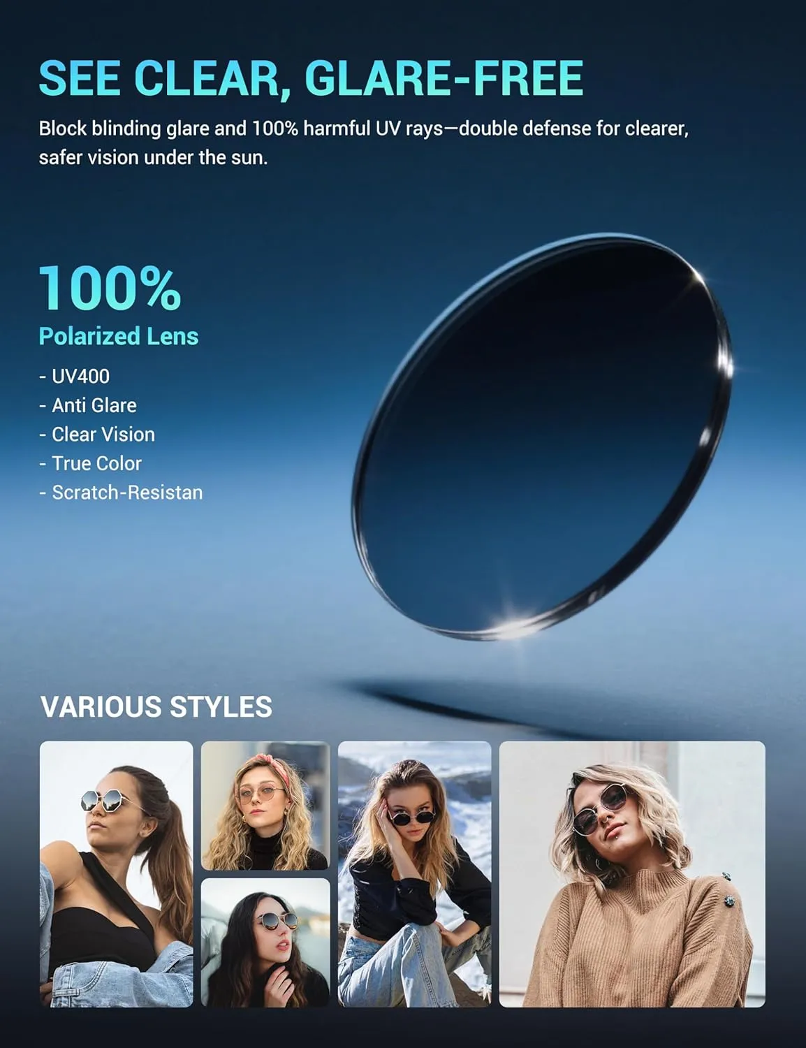 TIJN Olisa Retro Oval Sunglasses for Women Men,Polarized UV Protection Shades,Stylish Frame Sun Glasses,Trendy Sunnies