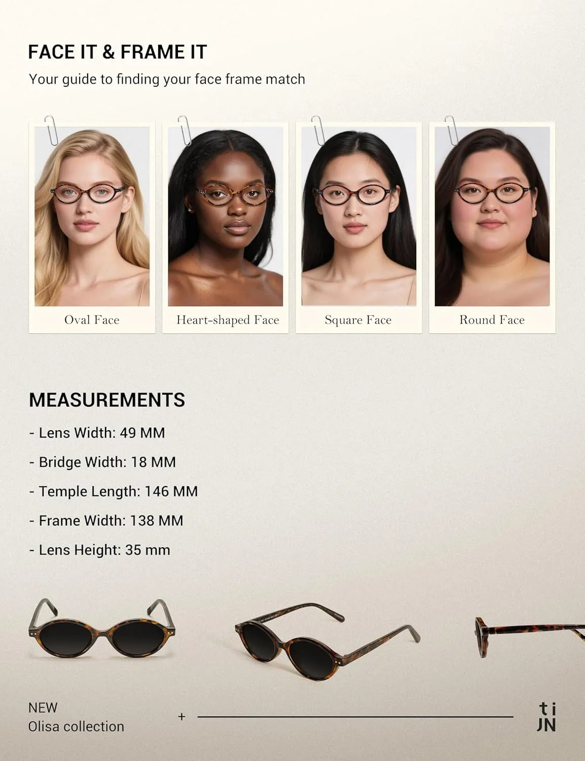 TIJN Olisa Retro Oval Sunglasses for Women Men,Polarized UV Protection Shades,Stylish Frame Sun Glasses,Trendy Sunnies