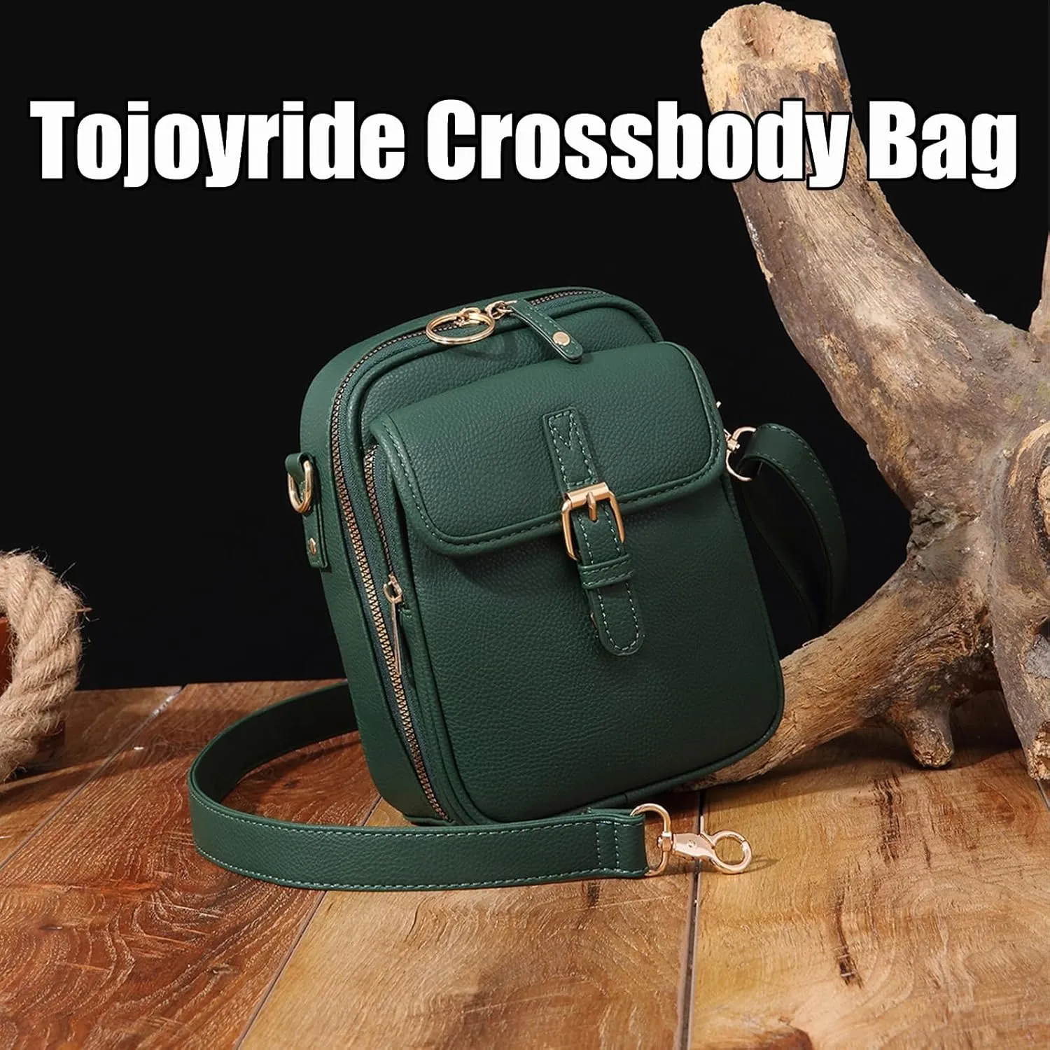 Tojoyride Crossbody Bag, Urvashi Crossbody Bag, Vintage Anti Theft Purse With 10 Card Slot, Shoulder Bags Built In Wallet