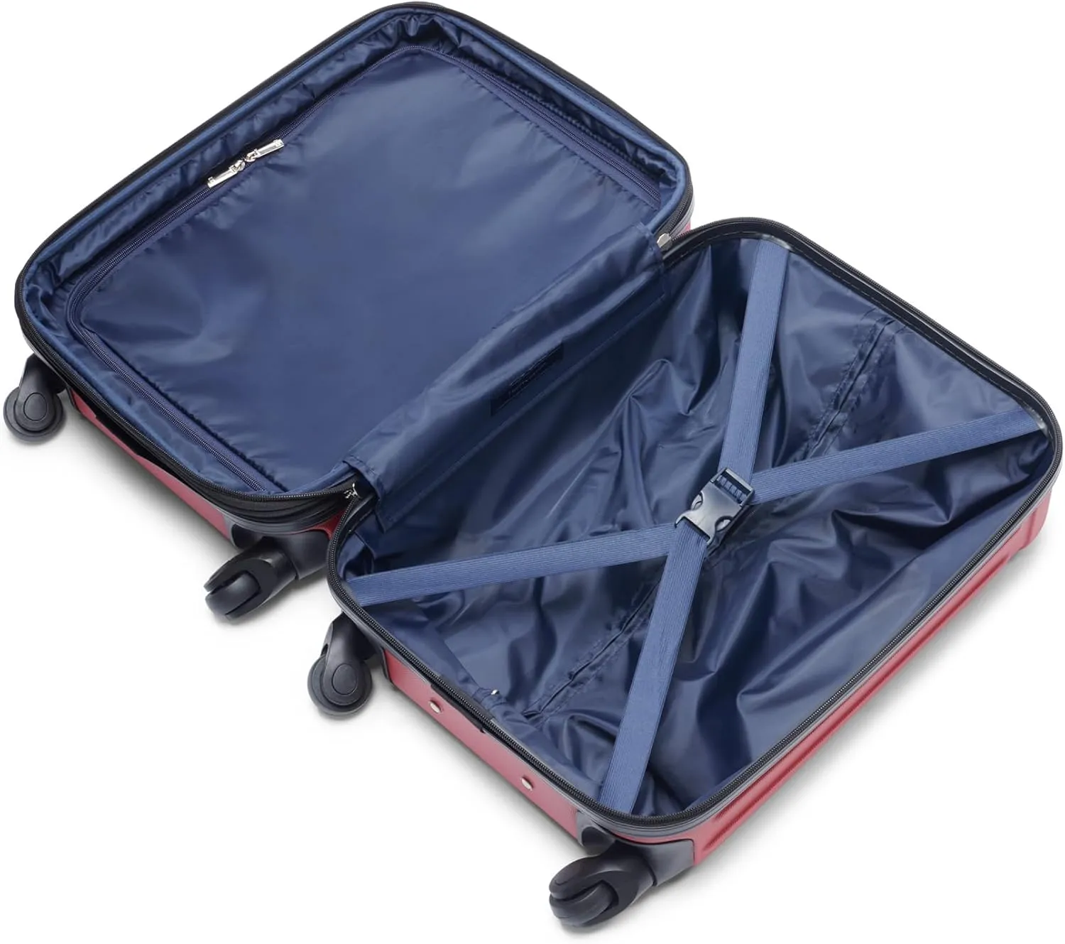 Tommy Hilfiger Unisex Luggage Carry On,Red,Small