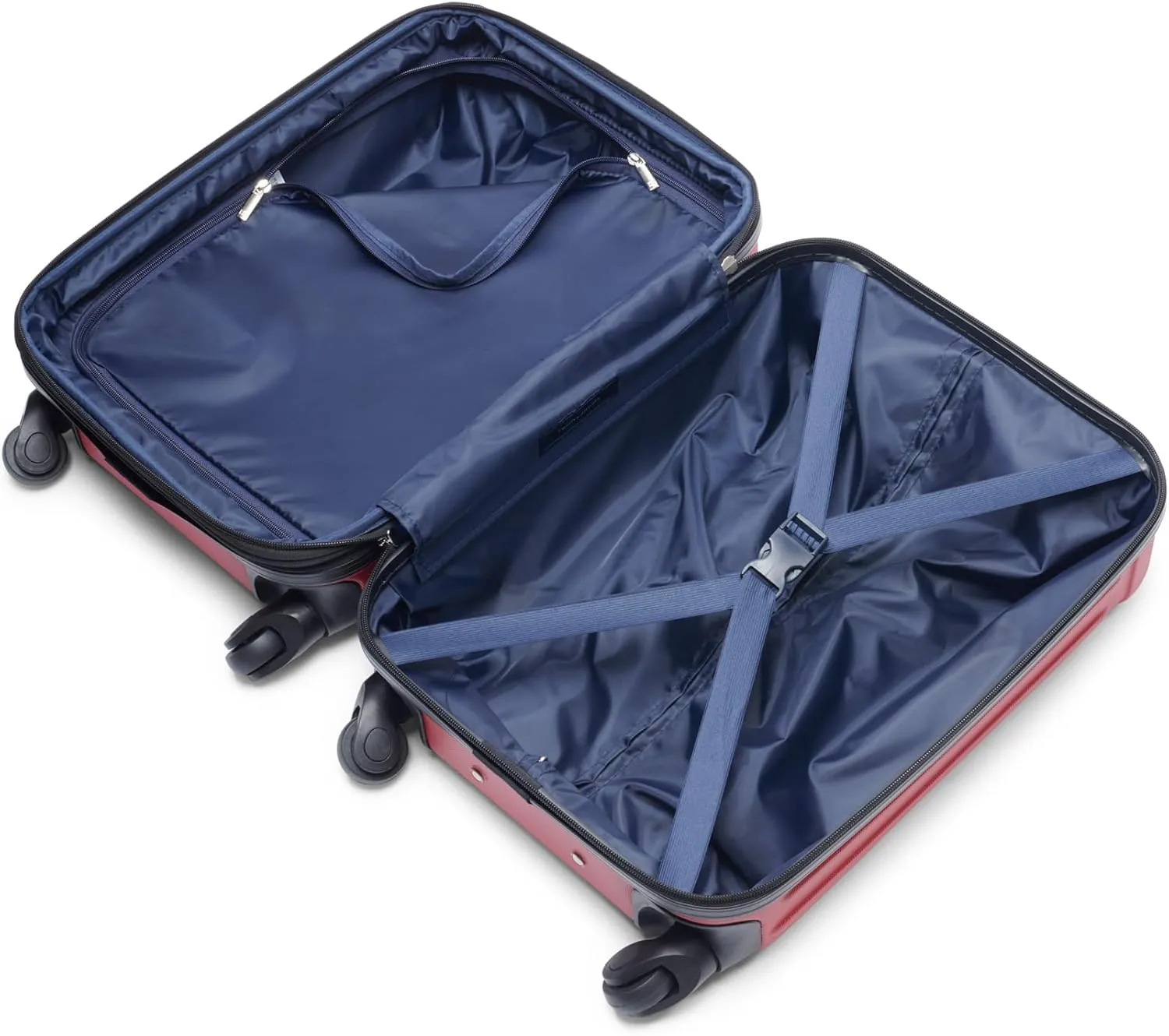 Tommy Hilfiger Unisex Luggage Carry On,Red,Small