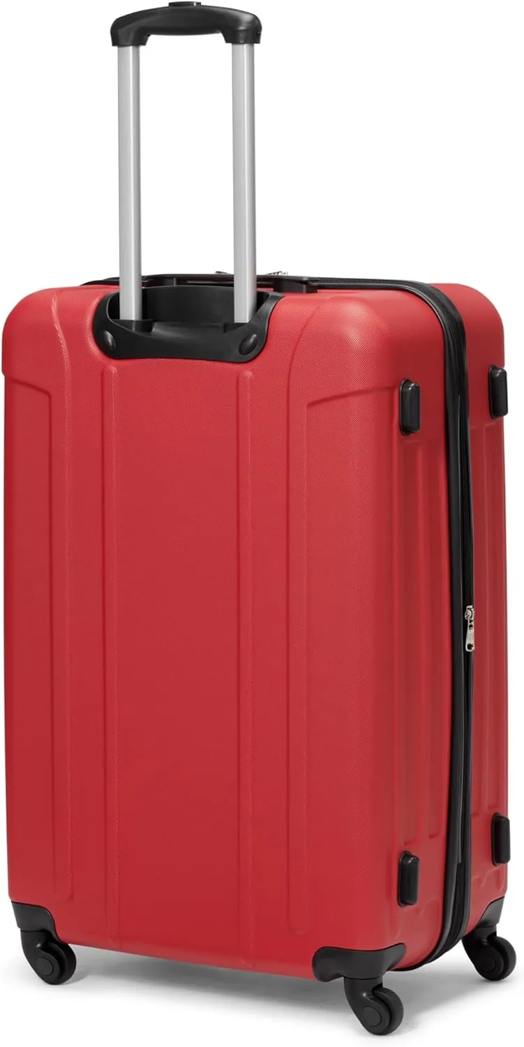 Tommy Hilfiger Unisex Luggage Check In,Red,large
