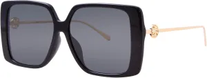 Tory Burch Sunglasses TY 7205 D 170987 Black/Dark Grey Polyamide Standard, 56/14/145