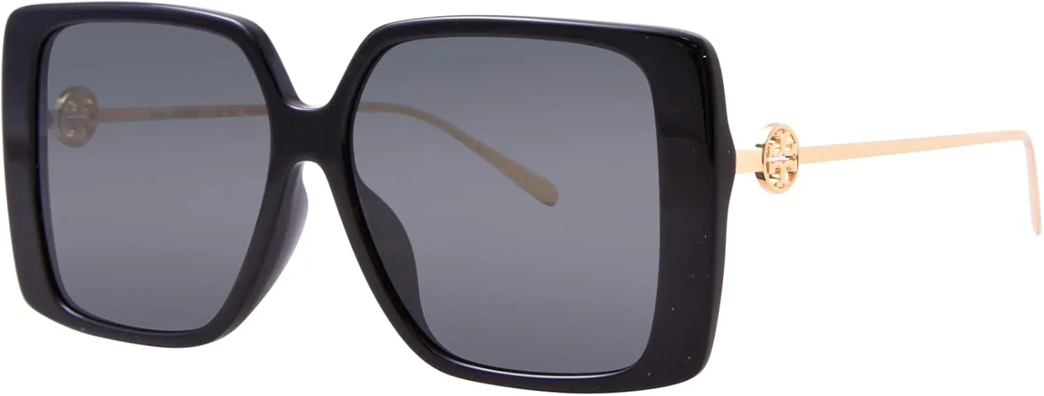 Tory Burch Sunglasses TY 7205 D 170987 Black/Dark Grey Polyamide Standard, 56/14/145