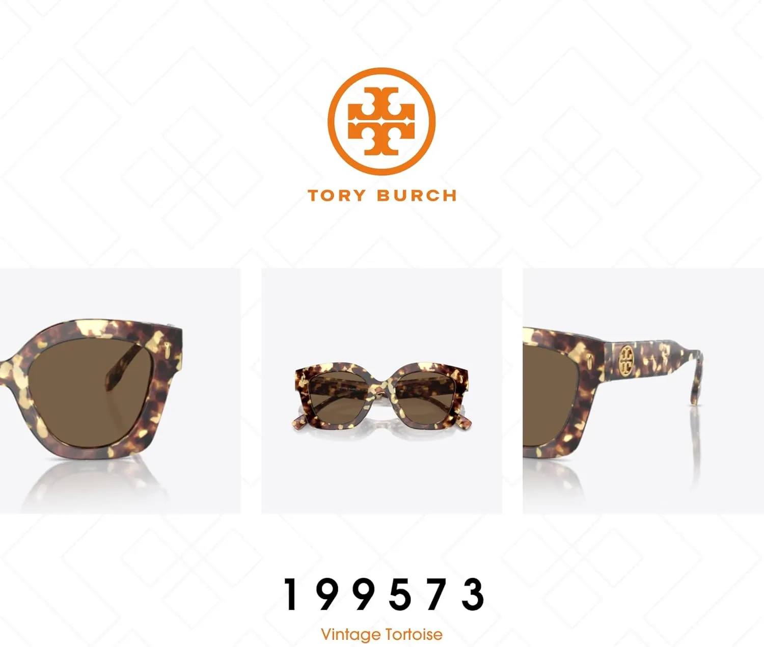Tory Burch TY7201U Square Sunglasses for Women   BUNDLE With Deisgner iWear Complimentary Eyewear Kit