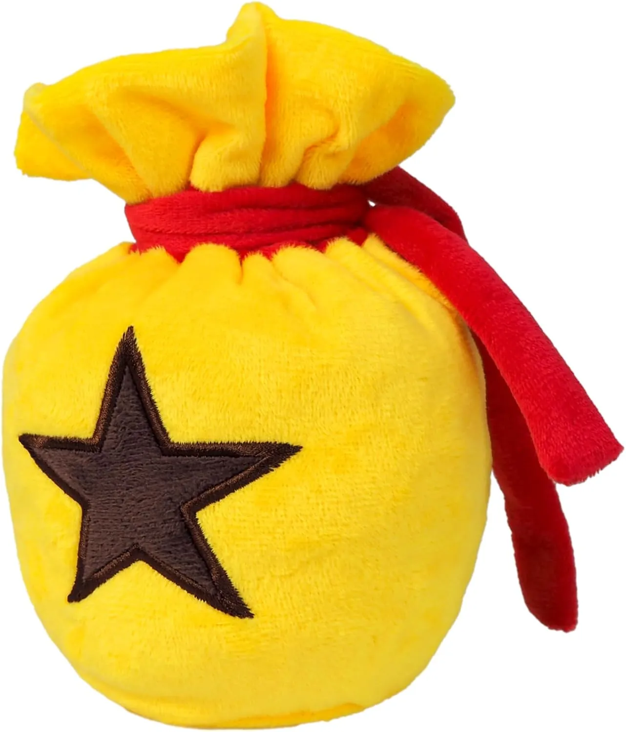 Travel-Friendly Animal Bells Bag Drawstring Plush Travel Makeup Cosmetic Storage Bags Organizer with Embroidered Star Patch Two Size (Small)