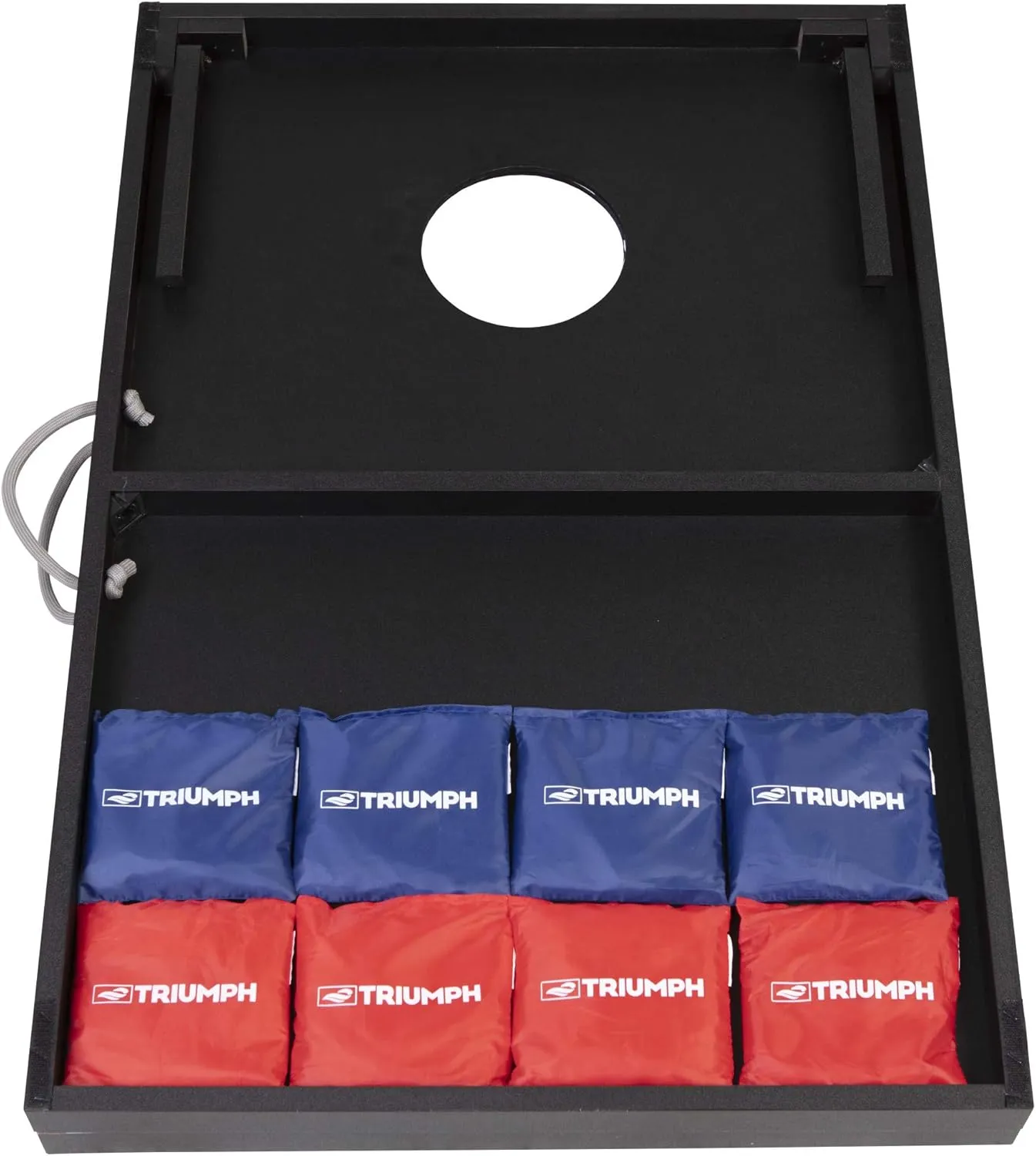 Triumph Sports 2x3 Premium Cornhole Sets - LED Options Available - 8 Bean Bag Toss Bags and Cornhole Boards Included
