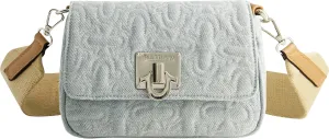 True Religion Women's Crossbody Bag, Quilted Denim Purse Handbag with Adjustable Removable Shoulder Strap
