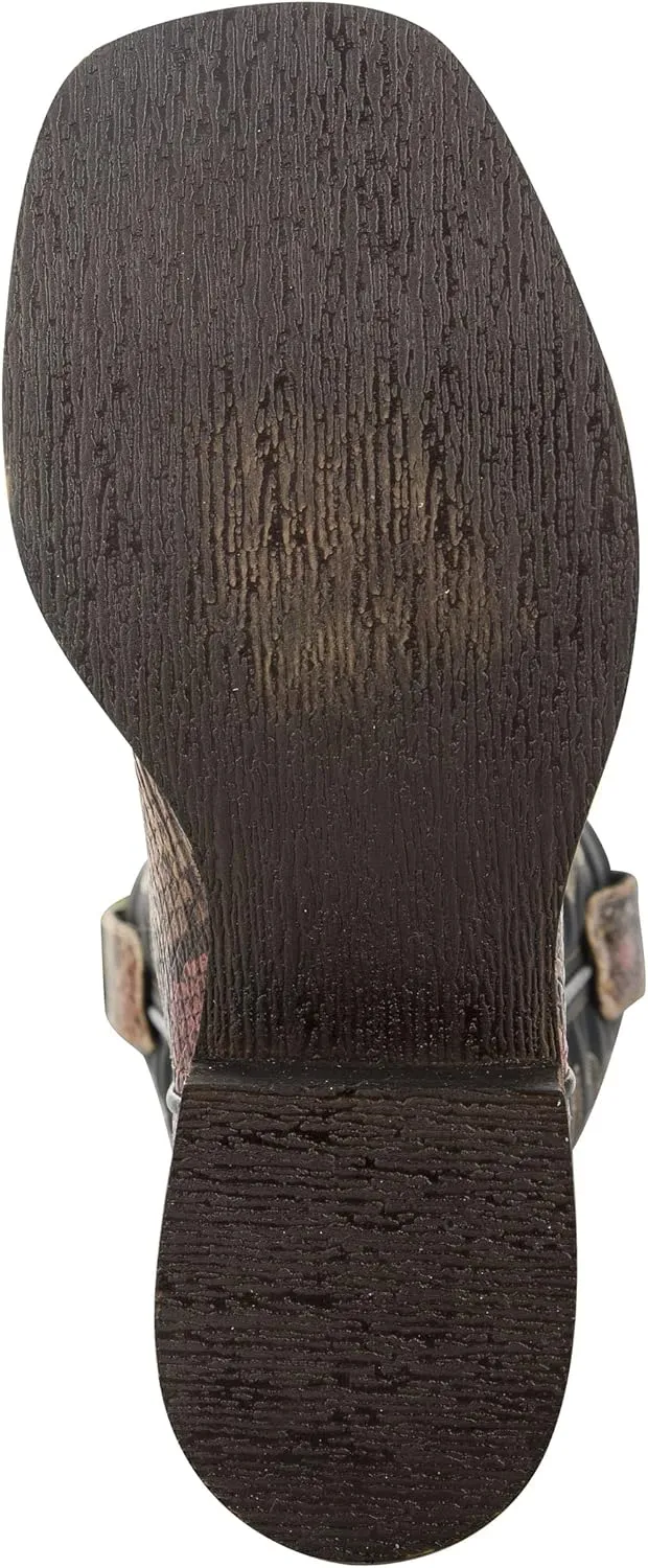 TuffRider Children's Black Snake in My Boot Western Leather Boots