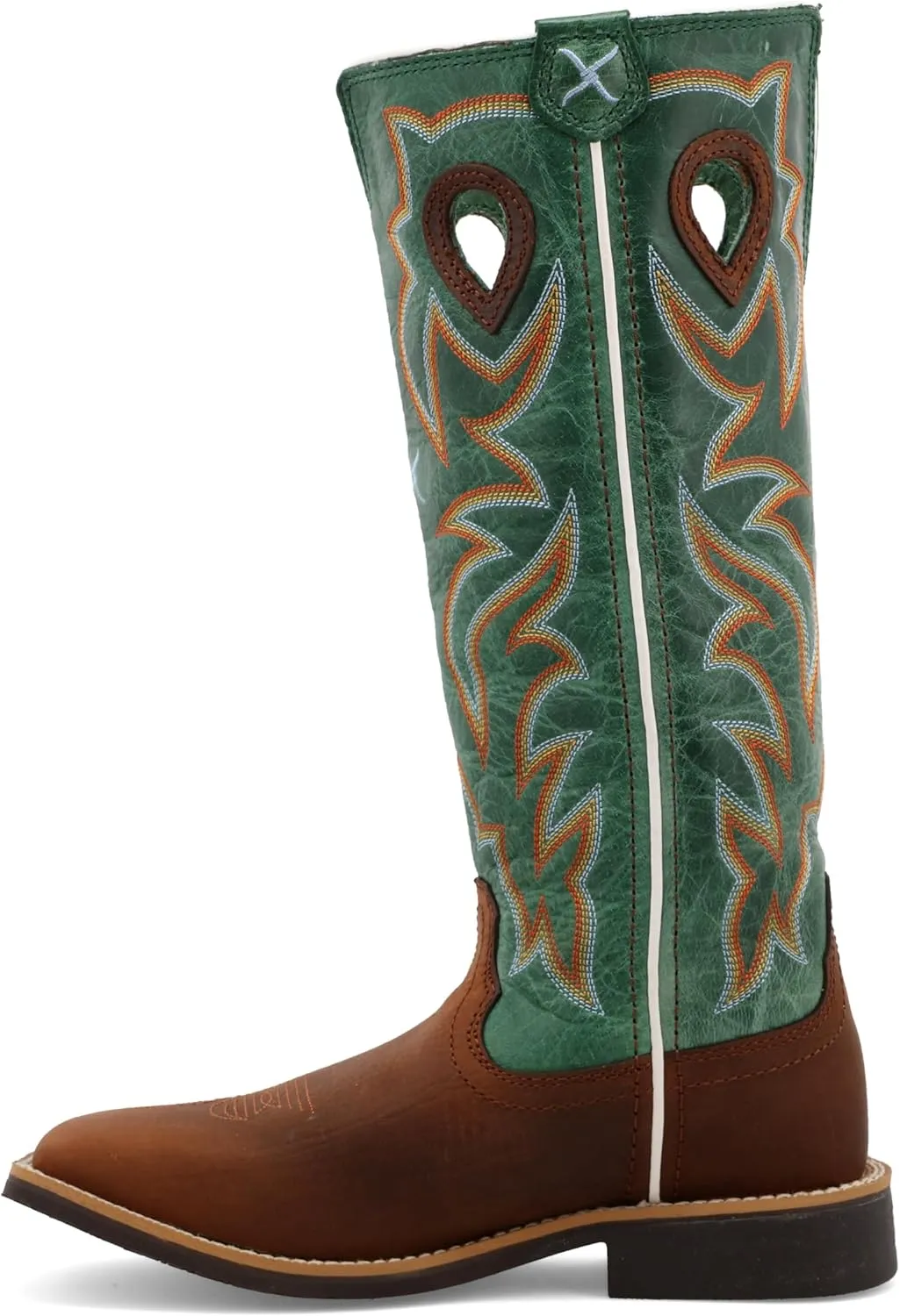 Twisted X Kid's Buckaroo, New Wide Square Toe