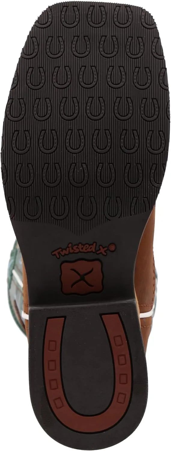 Twisted X Kid's Buckaroo, New Wide Square Toe