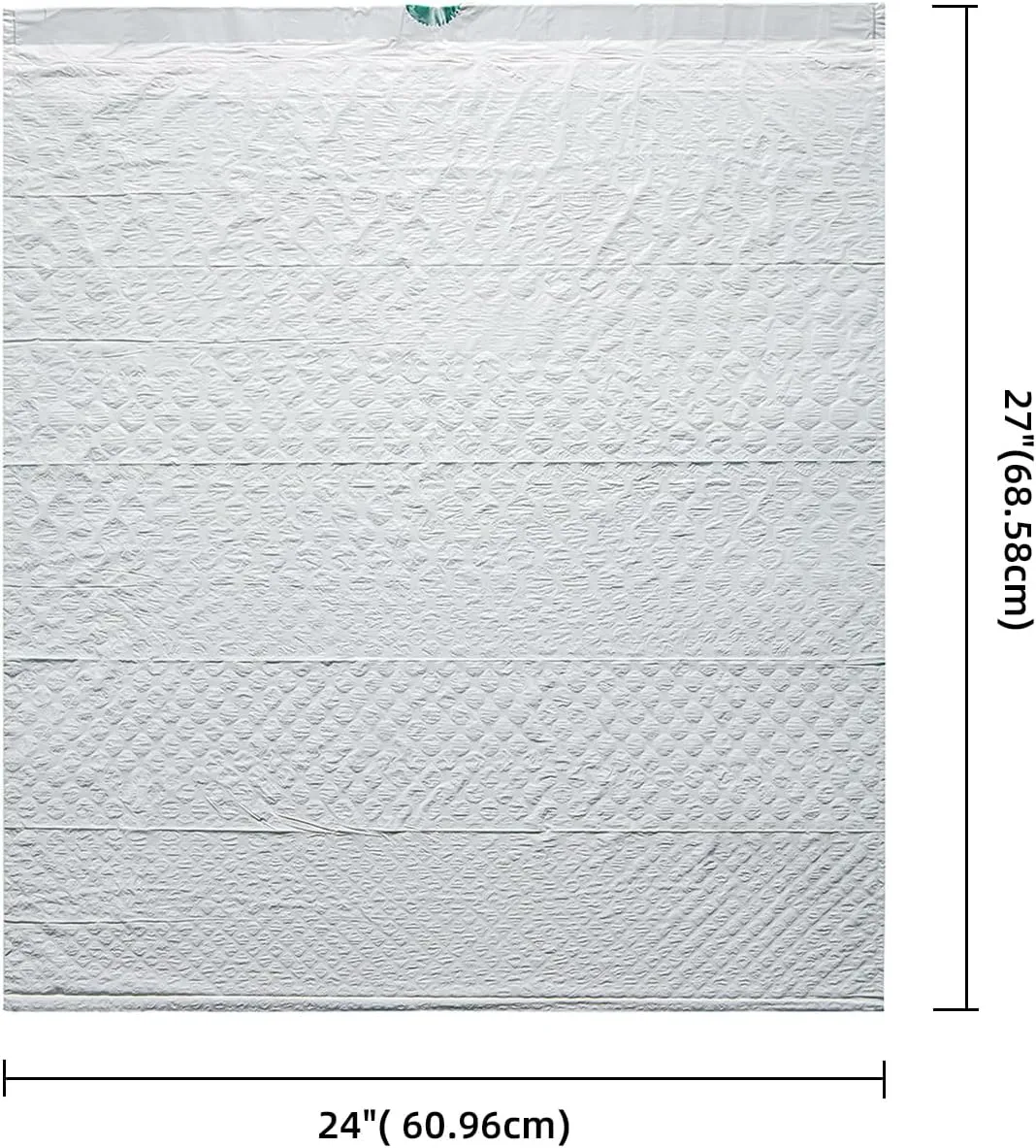 TYPLASTICS FleTex Tall Kitchen 13 Gallon Drawstring Trash Bags, 300 Bags, 24in x 27in, Unscented, White, Wholesale Pack