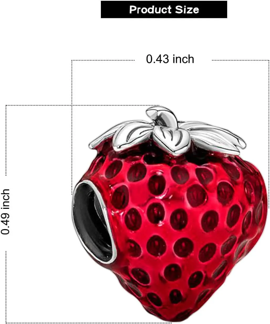 VALGACLS 925 Sterling Silver Family Love Mom Mouse Heart Charms for Bracelets Necklace Valentine's Day Mother's Day Jewelry Charm for Women