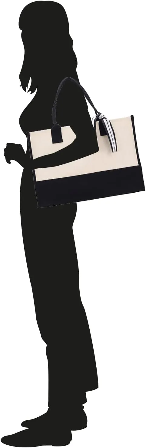 VANESSA ROSELLA Beach Tote Bag Large - Chic Tote Bag for Pool Gym Travel Cruise Picnic Road Trip
