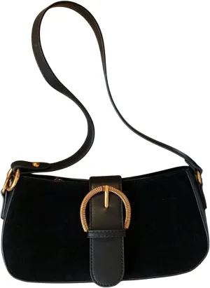 Verdusa Women's Vintage Commute PU Leather Bag Zipper Top Shoulder Bag