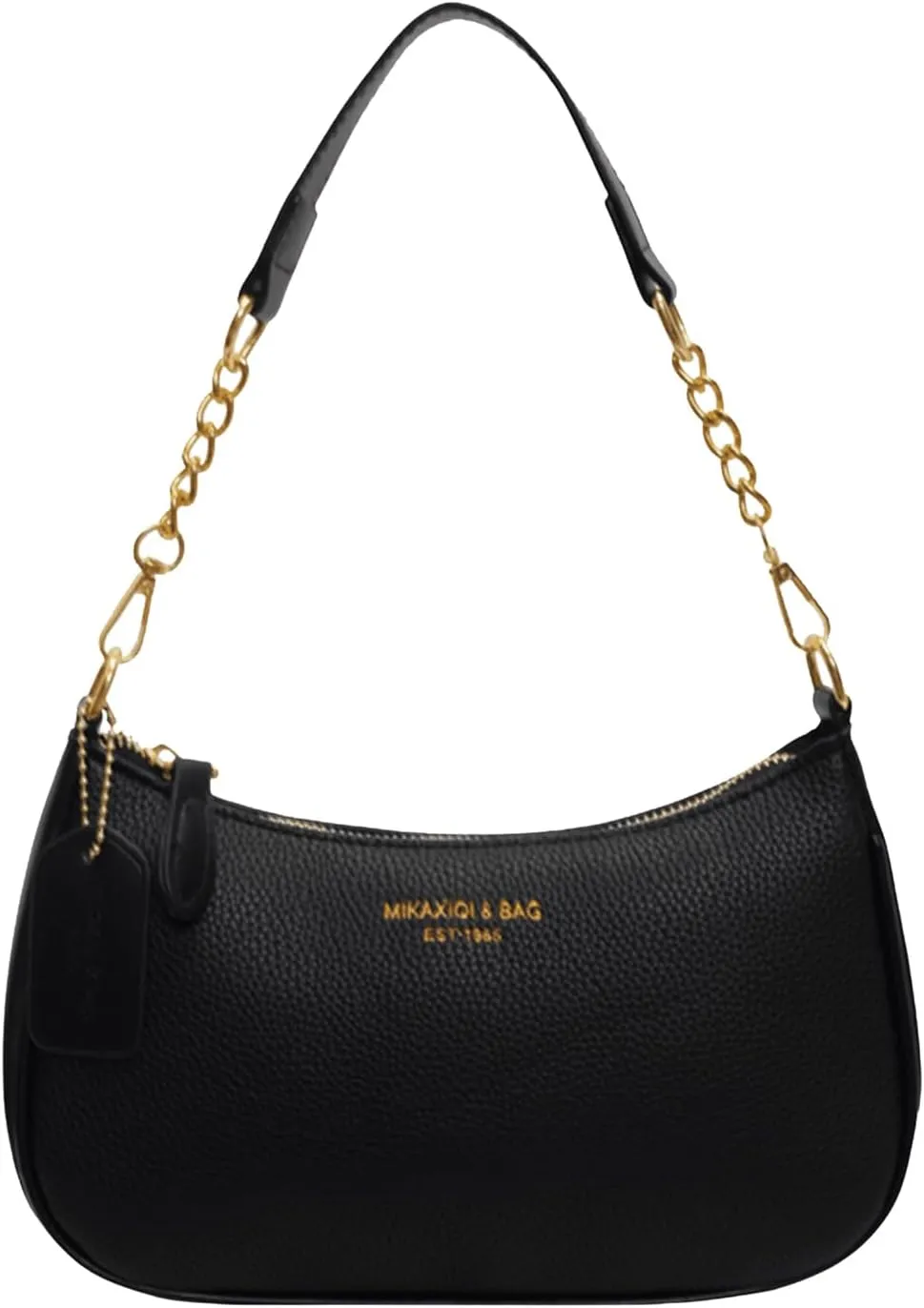 Verdusa Women's Vintage Commute PU Leather Zipper Top Shoulder Bag