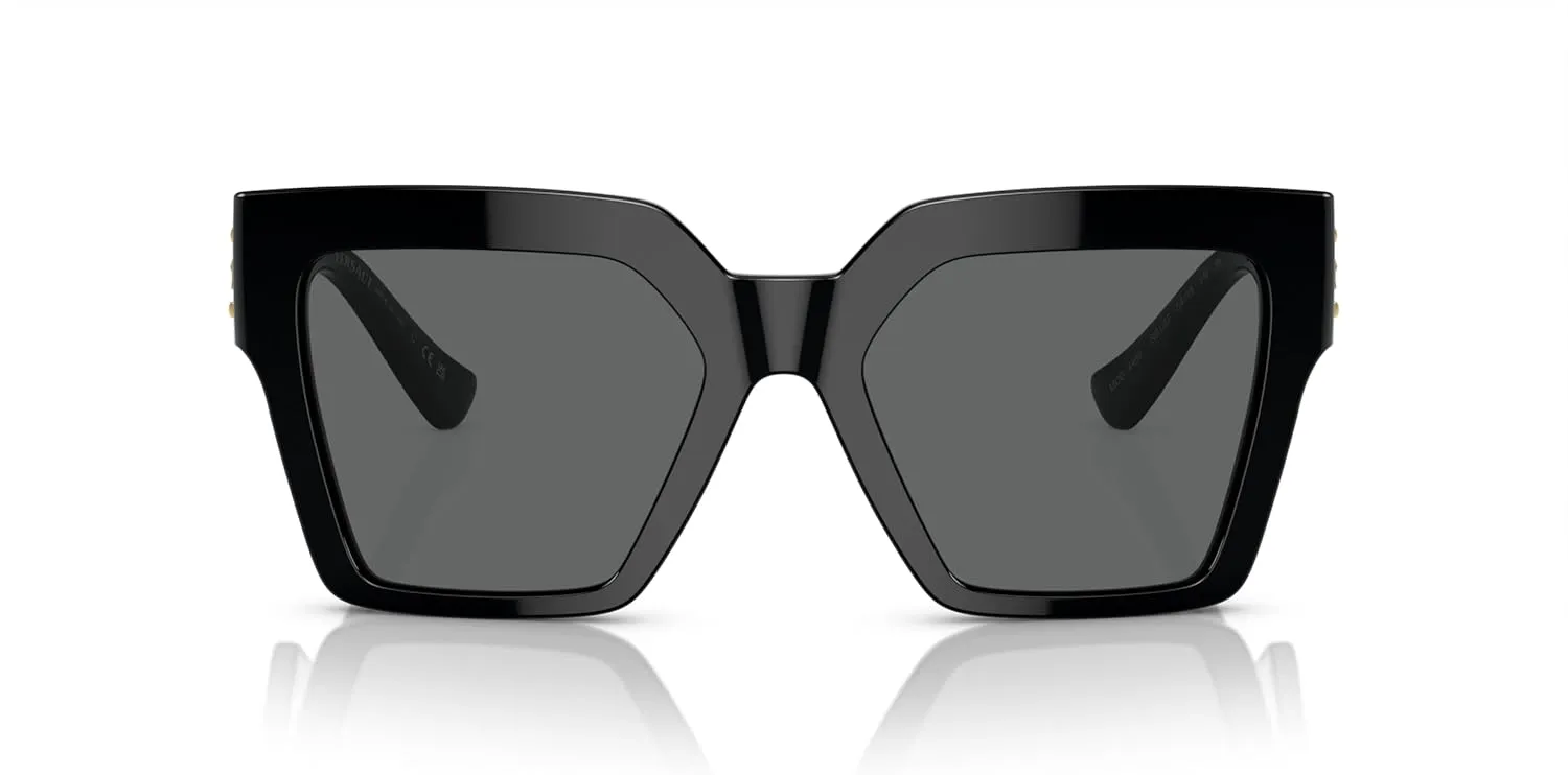 Versace Woman Sunglasses Bordeaux Frame, Dark Brown Lenses, 54MM