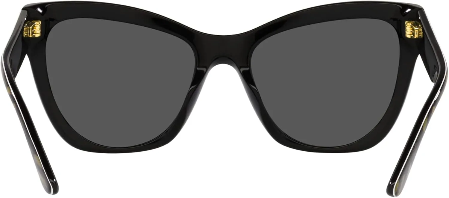 Versace Woman Sunglasses Havana Frame, Dark Brown Lenses, 56MM