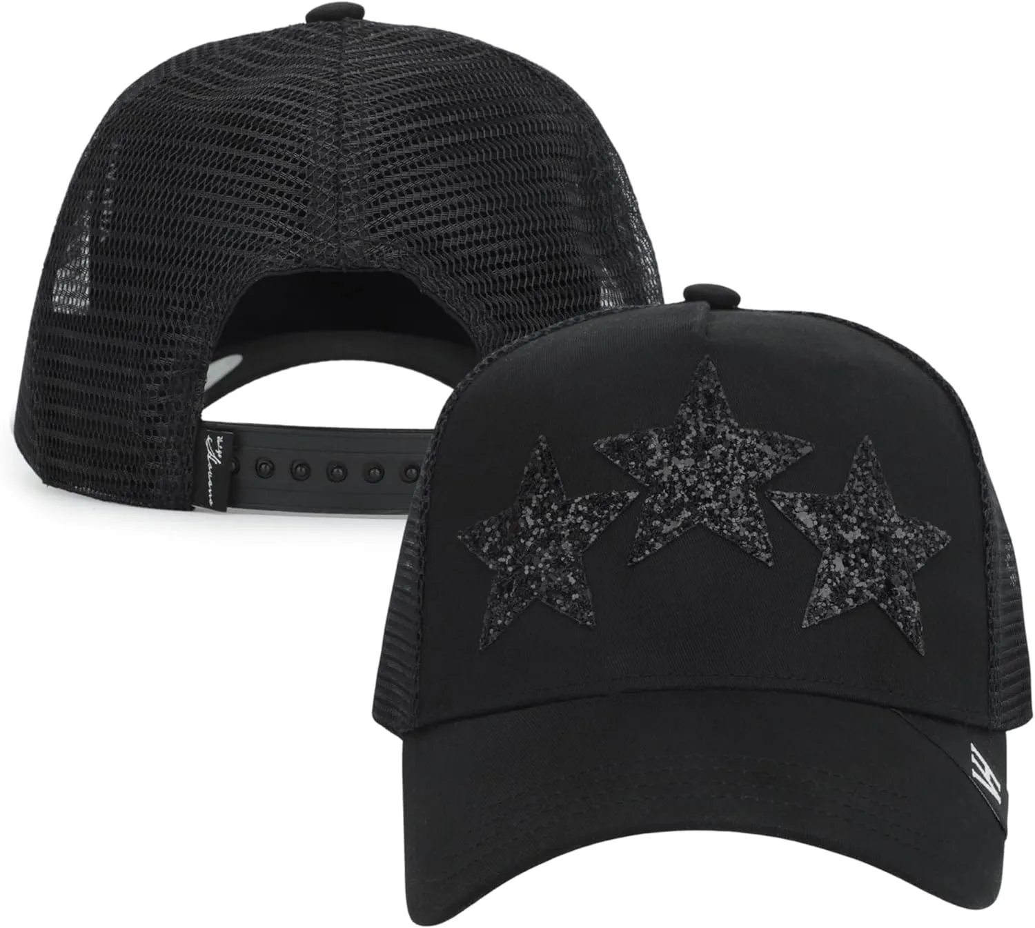 Vintage Havana Black Trucker Hats Women | Mesh Adjustable Snapback Hat | Men & Women Trendy Fashion Baseball Cap