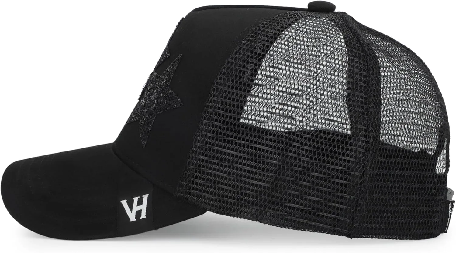 Vintage Havana Black Trucker Hats Women | Mesh Adjustable Snapback Hat | Men & Women Trendy Fashion Baseball Cap