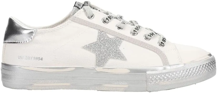 Vintage Havana Womens Alive Metallic Glitter Slip On Sneakers Shoes Casual - Gold