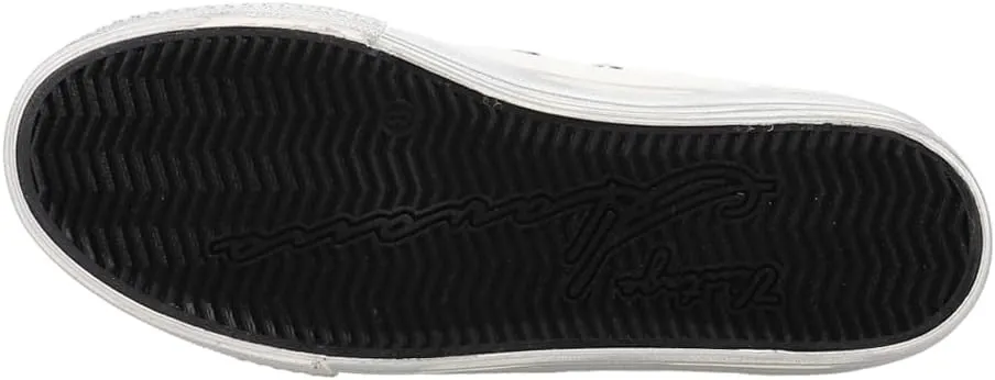 Vintage Havana Womens Alive Metallic Glitter Slip On Sneakers Shoes Casual - Gold
