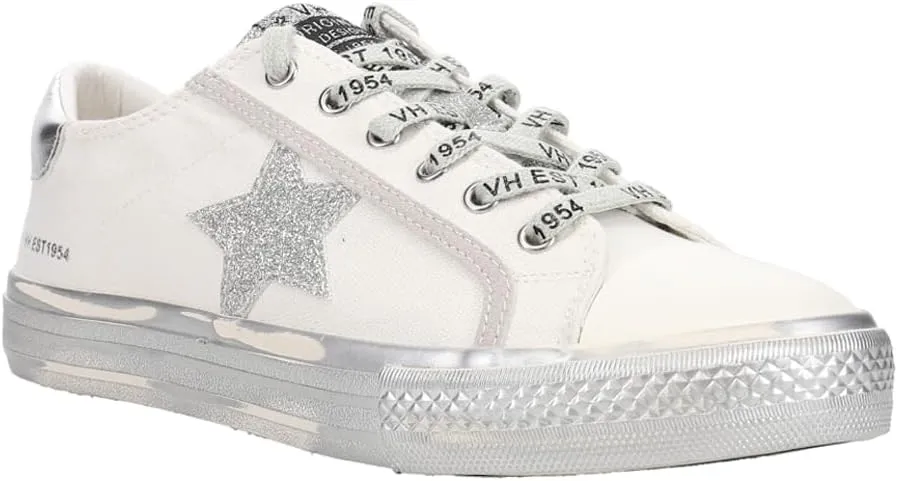 Vintage Havana Womens Alive Metallic Glitter Slip On Sneakers Shoes Casual - Gold