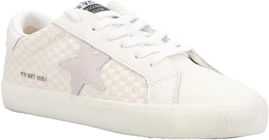 Vintage Havana Womens Flair Glitter Slip On Sneakers Shoes Casual - Pink