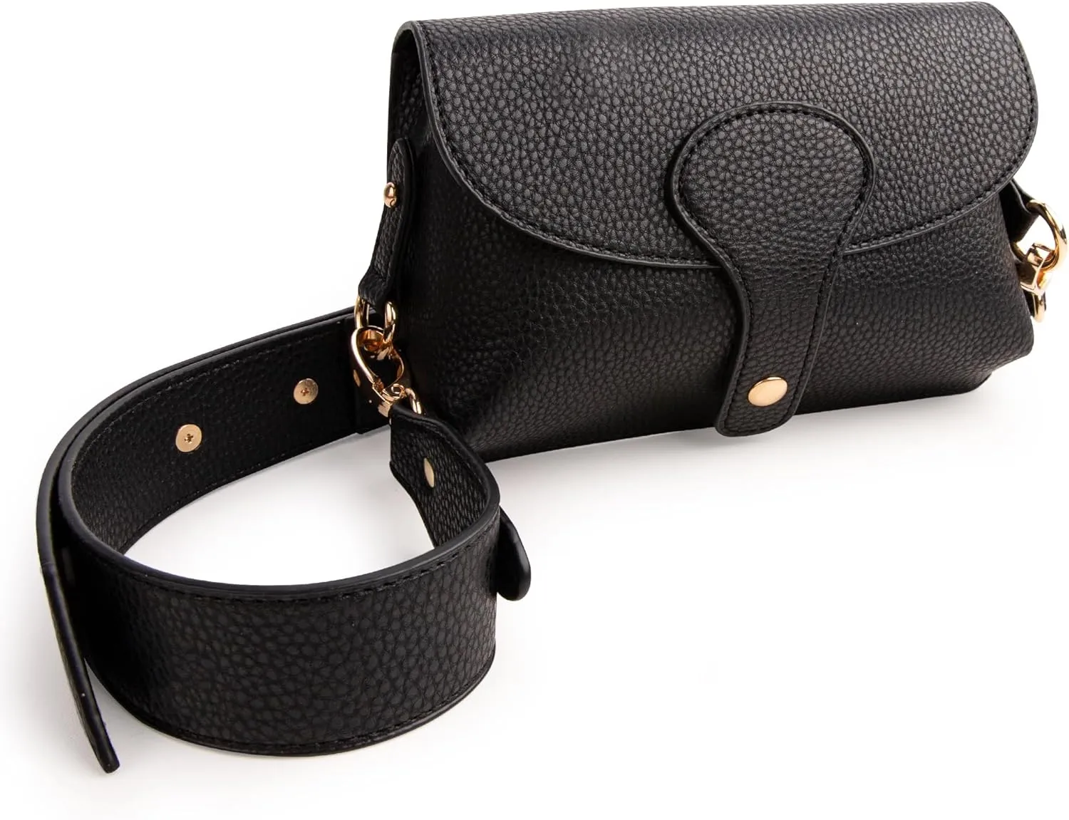 Viva Terry Mini Flap Crossbody Purse for Women Vegan Leather Small Crossbody Bags