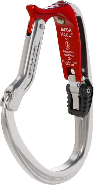 Wales MEGA Vault Tool Carrier for Harness Bag or Webbing Racking Carabiner RED/Silver