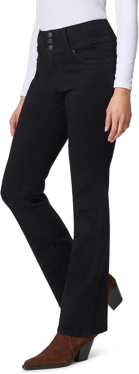 WallFlower Women's Sassy Bootcut High Rise Insta Soft Juniors Jeans