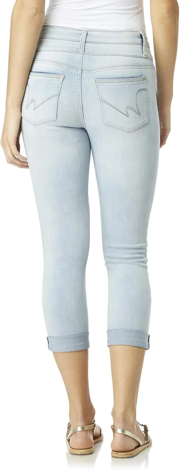 WallFlower Women's Sassy Crop High-Rise Insta Soft Juniors (Standard and Plus)