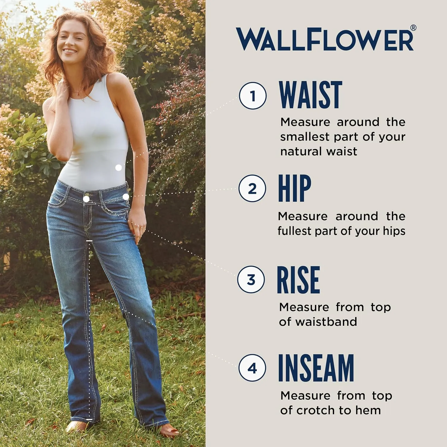 WallFlower Women's Sassy Crop High-Rise Insta Soft Juniors (Standard and Plus)
