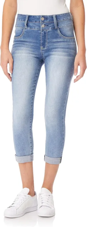 WallFlower Women's Sassy Crop High-Rise Insta Soft Juniors (Standard and Plus)