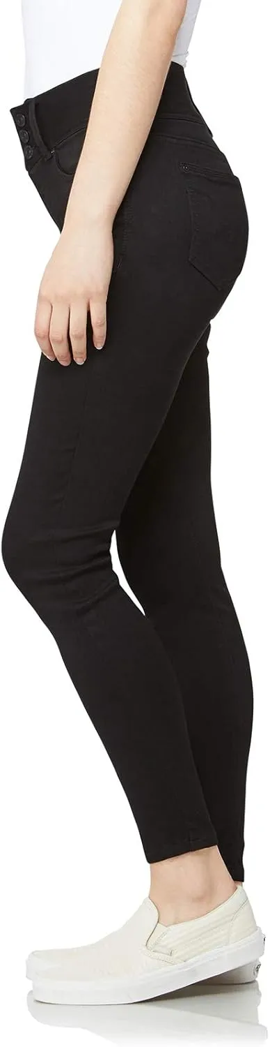 WallFlower Women's Sassy Skinny High-Rise Insta Soft Juniors Jeans (Standard and Plus)
