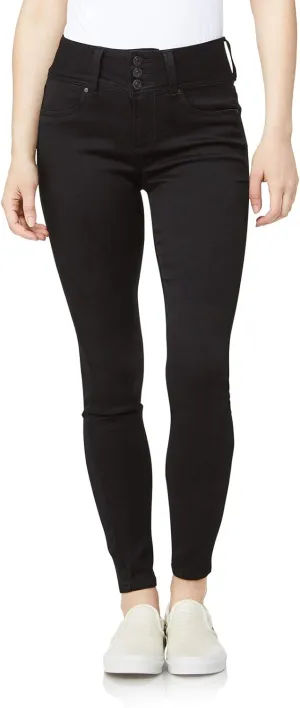 WallFlower Women's Sassy Skinny High-Rise Insta Soft Juniors Jeans (Standard and Plus)