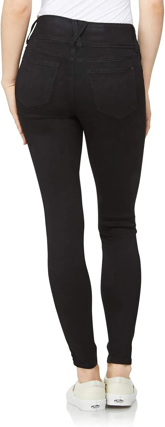 WallFlower Women's Sassy Skinny High-Rise Insta Soft Juniors Jeans (Standard and Plus)
