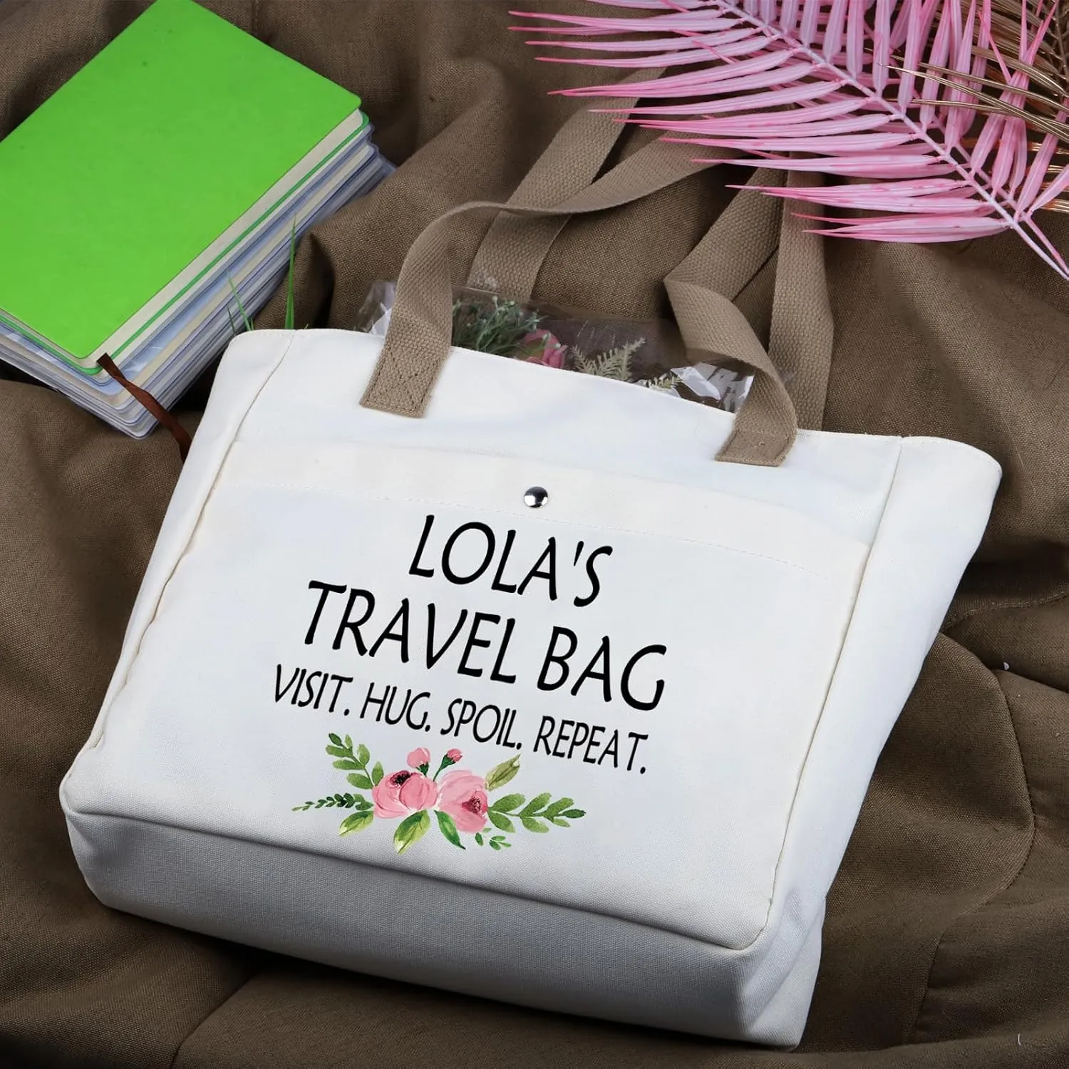 WCGXKO Mother’s Day Gift Grandma Birthday Gift Mother’s Day Merchandise Tote Bag Travel Bag For Grandma