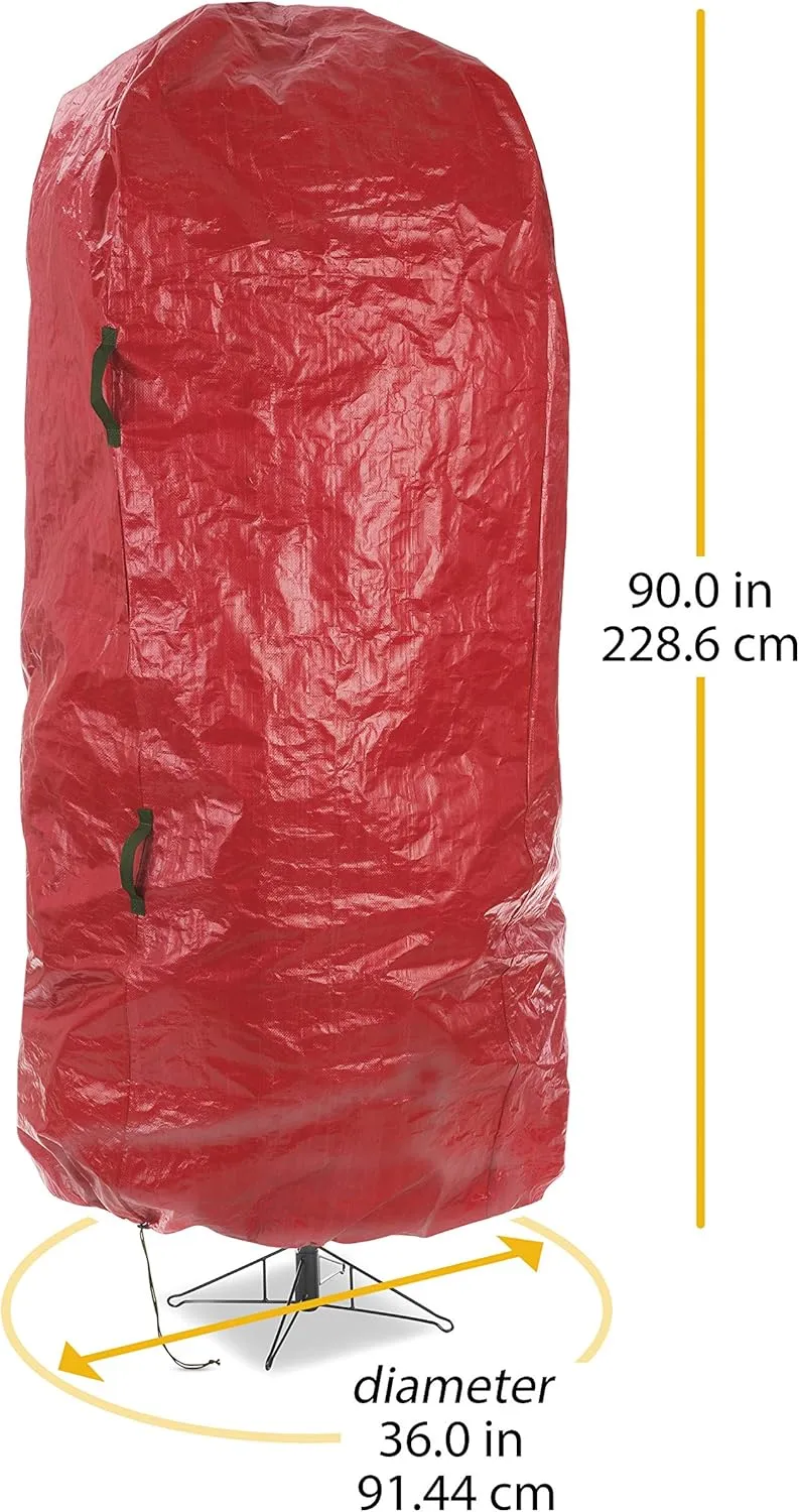 Whitmor Christmas Tree Bags Red