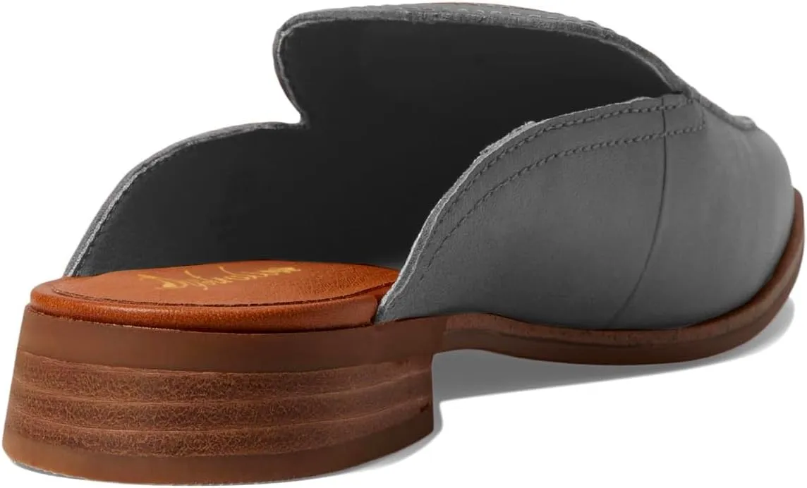 Women Low Flat Heel Mules Square Closed Toe Two-Toned Mule Sandals Slip-On 1” Chunky Stacked Heels Loafers Backless Slide Shoes Patchwork Office Club Comfort Daily Casual Retro 4-11 M US