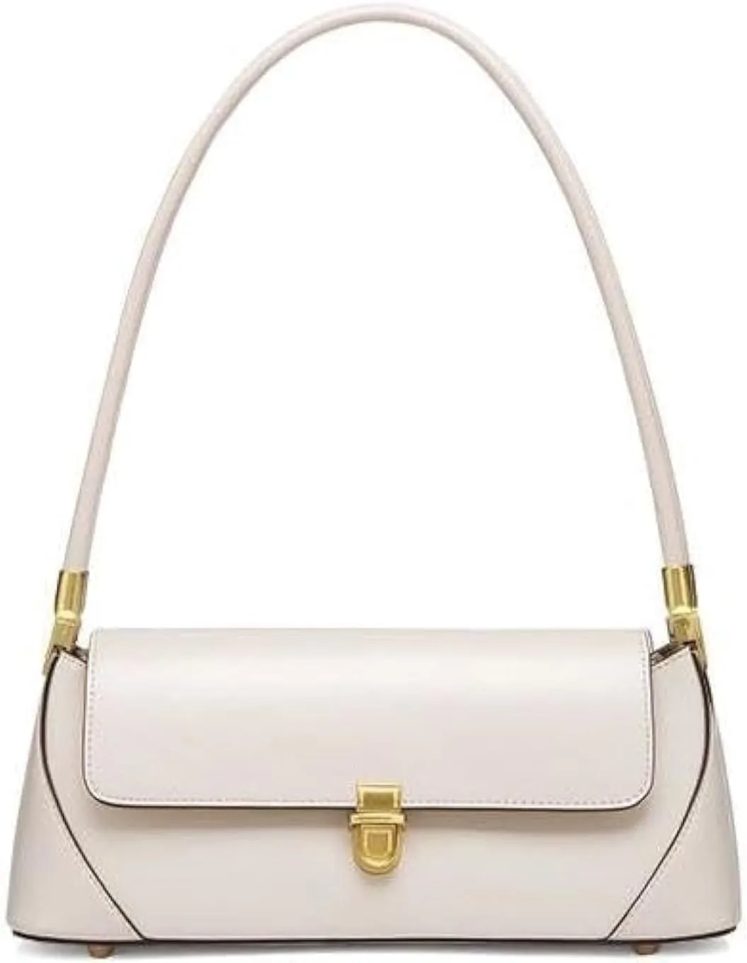Women Shoulder Bags Vintage Handbag Retro Classic Small Purse 90s Buckle Closure