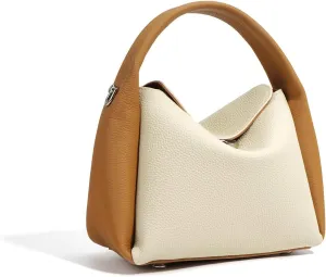 Women Top Handle shoulder bag,soft cowhide purse with Detachable Strap,Retro Classic Clutch Hobo,Cute Crossbody Bags