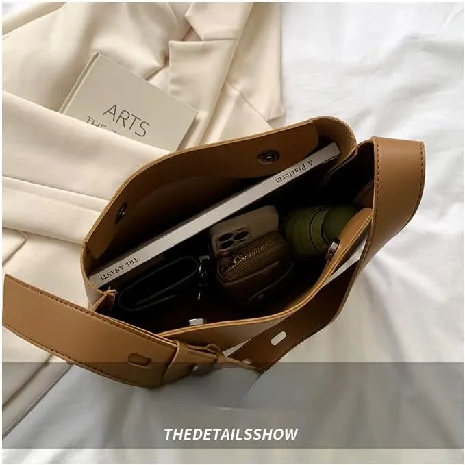 Women Tote Bag Handbags PU Leather Fashion Hobo Shoulder Bags Hand Bags, Purses for Women Y2K Bag
