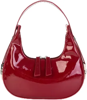 Women's Crescent Shoulder Bags - Small Red Purse Y2k Top Handle Hobo Shoulder Underarm Handbags Clutch bag