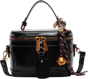 Women's Elegant Minimalist Handbag, Hand-Carry Bucket Bag, Fashionable Casual Shoulder Bag, Niche Messenger Bag.