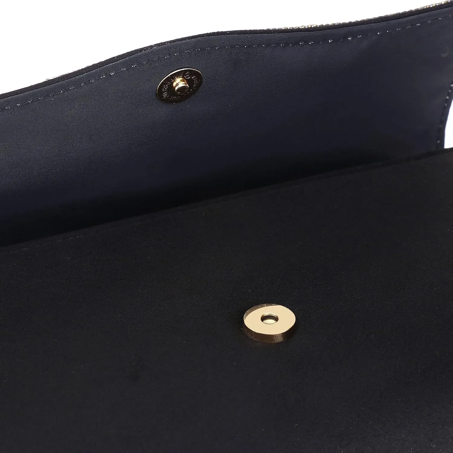 Women's Evening Bags Faux Suede Envelope Clutch Purse Shiny Rhinestone Women Handbags for Wedding Party Prom