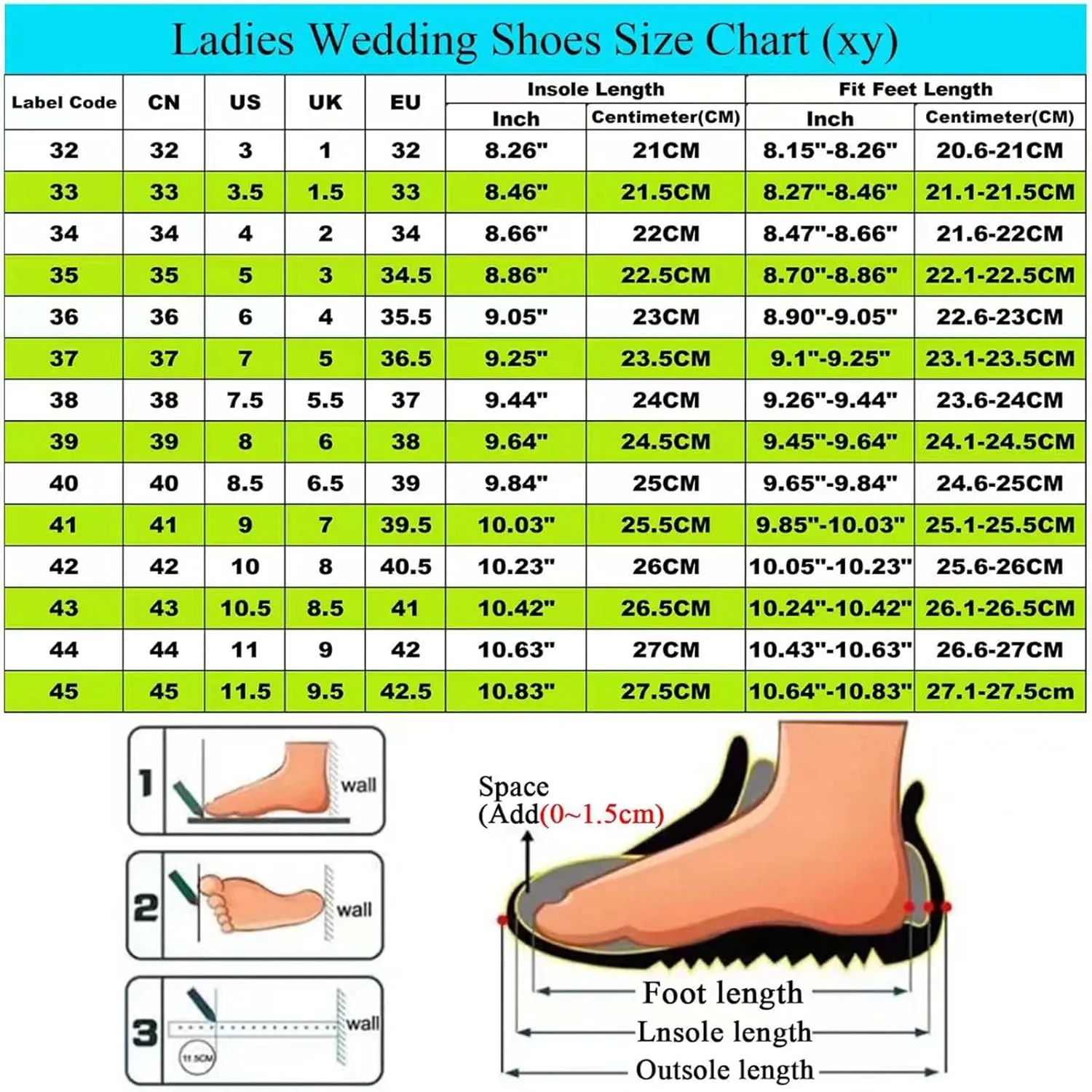 Women's Lace Wedge Heel Pump Shoes 5.5Cm Wedding Bridal Prom Party Dress Shoes White Round High Heel