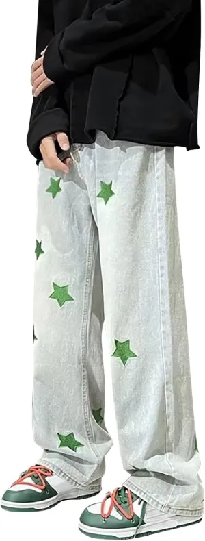 Work Long Trousers Jeans Pants Pocket Drawstring Waist Solid Color Slim Toe Jeans Taper Jean Men's Straight Fit